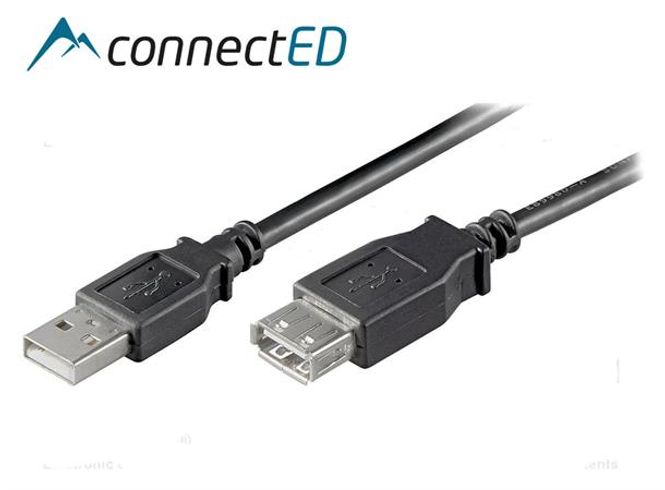 Hovedbilde ConnectED USB forlengelseskabel 1,8 Meter (hun - han)