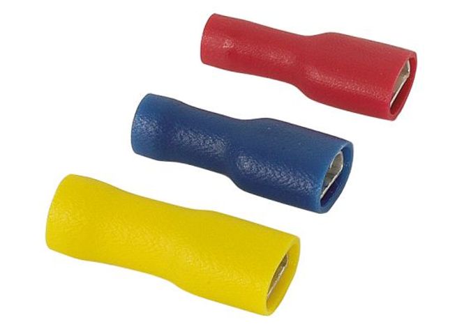 Hovedbilde Helisolert flat kabelsko 6,3mm Hunn