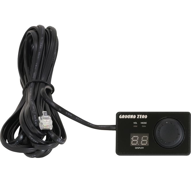 Hovedbilde Ground Zero GZDSP REM 4-8XII fjernkontroll med LCD-display