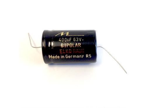 Mundorf EK400 elektrolytt kondensator 400µF 63V bipolar