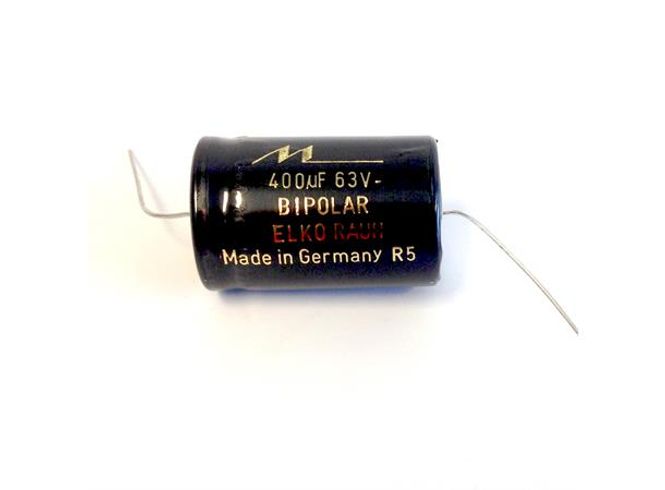 Hovedbilde Mundorf EK400 elektrolytt kondensator 400µF 63V bipolar