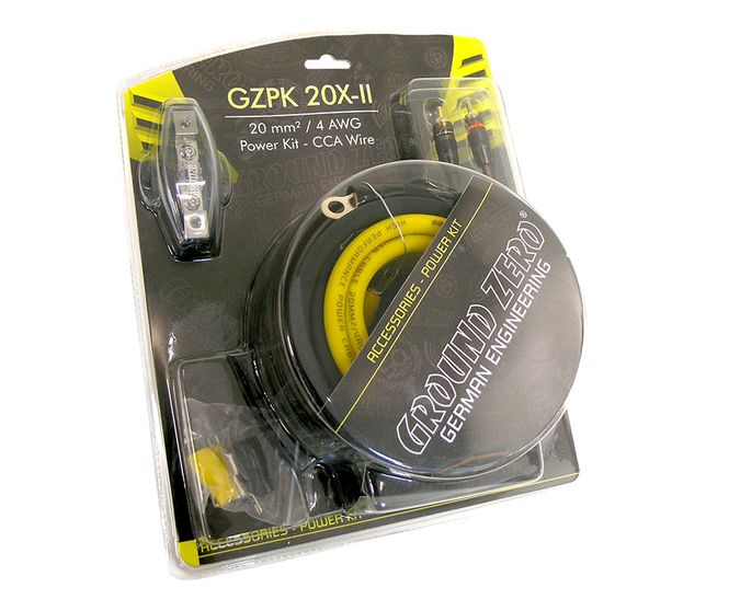 Hovedbilde Ground Zero GZPK20X-II 20mm2 kabelkit