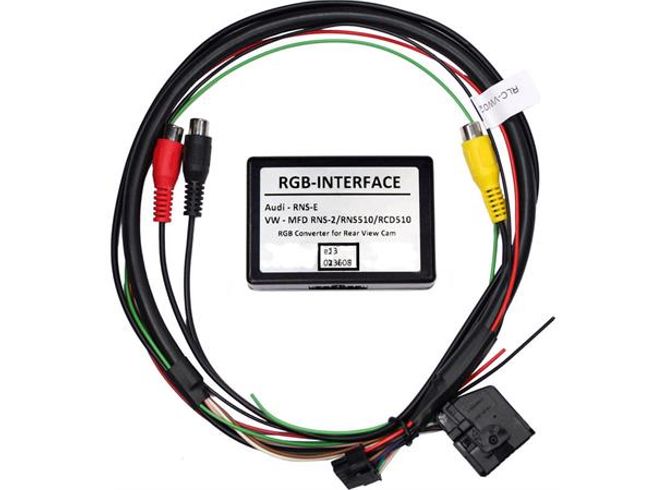 Hovedbilde CAS RLMFD2 Ryggekamera interface VW MFD2/RNS2 og Skoda Nexus
