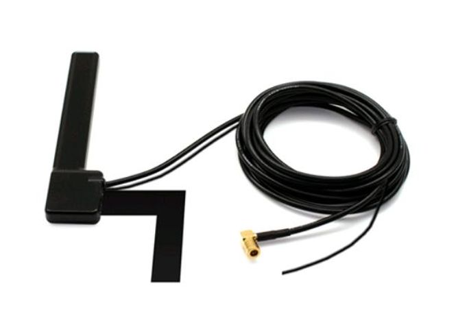 Hovedbilde Connects2 DAB Diskret aktiv vindusantenne, SMB m/separat 12v