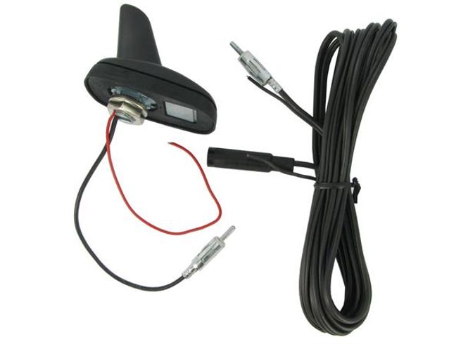 Hovedbilde Connects2 CT27UV25 Shark antenne aktiv FM/AM for takmontering 4,5 m