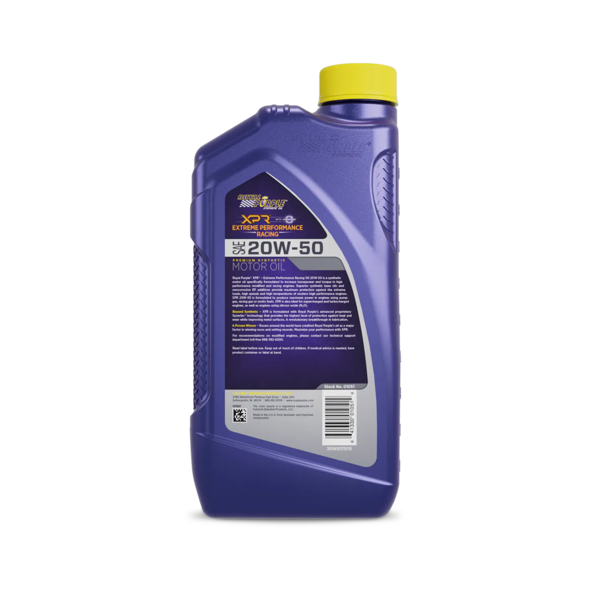 Royal Purple® XPR® 01051 20W50 Extreme Performance Racing motorolje 1q