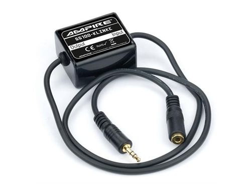 Ampire 55100-KLINKE Støyfilter jordsløyfe Kompakt støyfilter (minijack)
