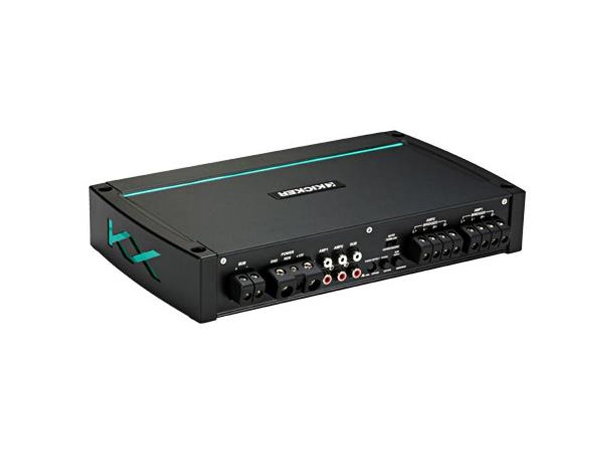 Kicker 44KXMA800.5 marine 5-kanals forsterker 4x100W + 400W klasseD