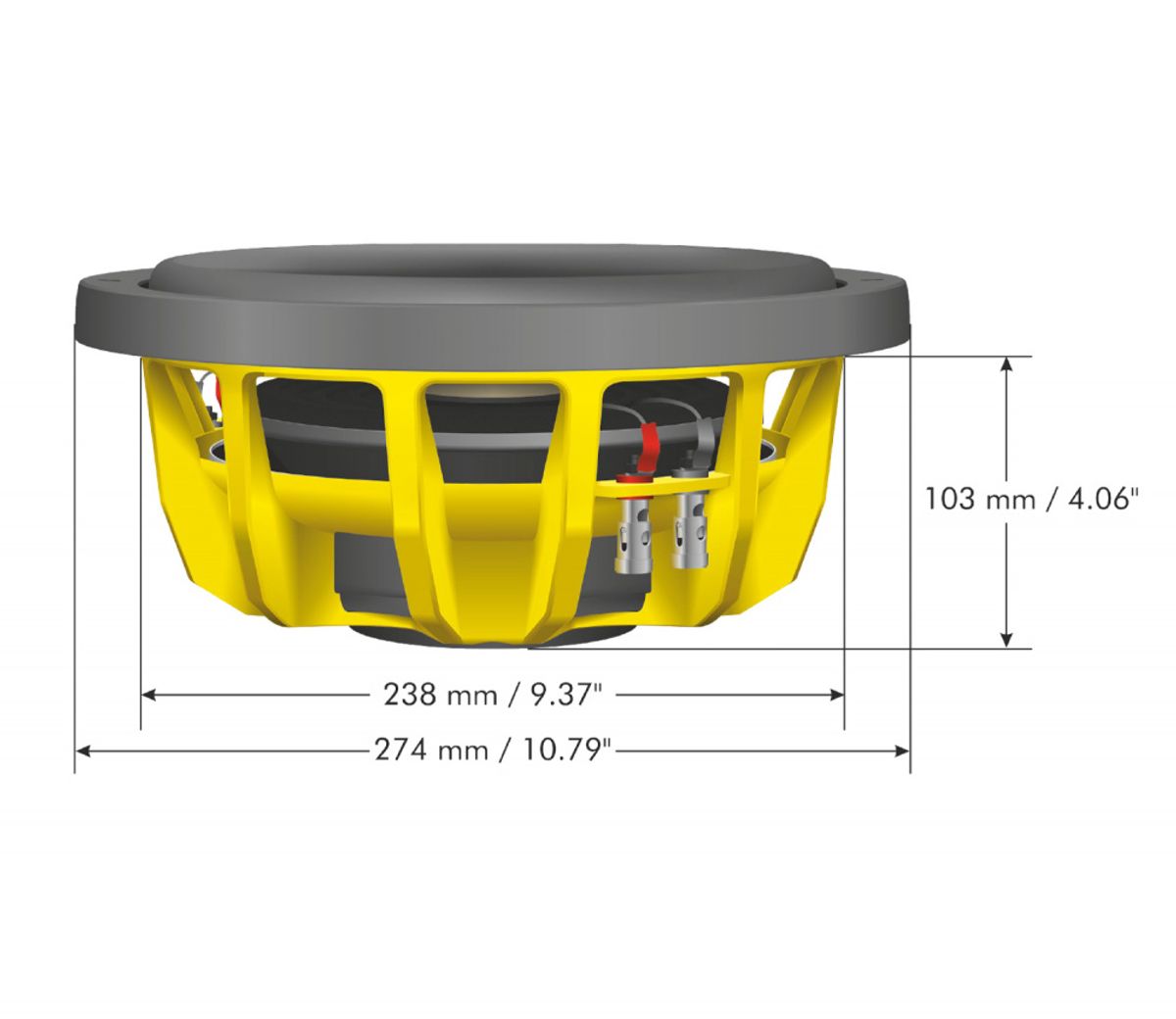 Ground Zero GZHW 10SPL-D2 FLAT Hydrogen SPL Subwoofer