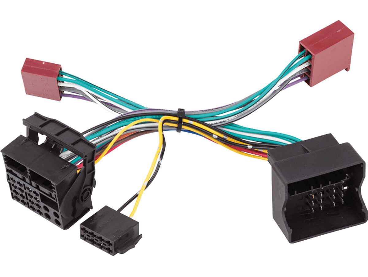 Ground Zero GZCS ISO Quadlock Plug & Play kabelsett