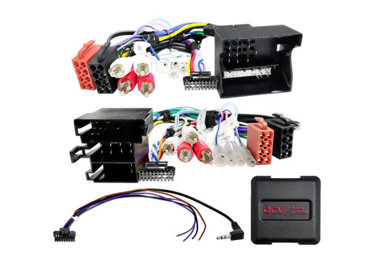 ACV 42XAD00C Multifunksjonsadapter Audi 2001-2014 m/Quadlock & ISO
