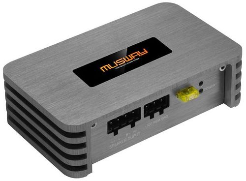 Musway 2-kanals Digital bilforsterker 2 x105W max