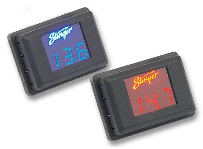 Hovedbilde Stinger SVMR voltmeter rød, 3 digit LED