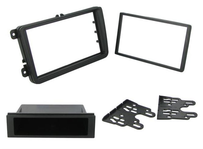 Hovedbilde Connects2 CT24VW09 monteringsramme 1-DIN, 2-DIN VW, Skoda RCD/RNS-formfaktor