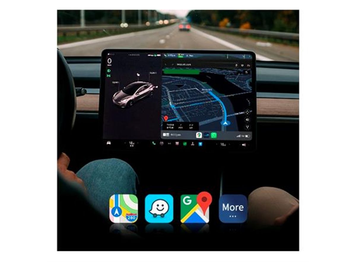 ConnectED Trådløst Apple Carplay adapter Tesla
