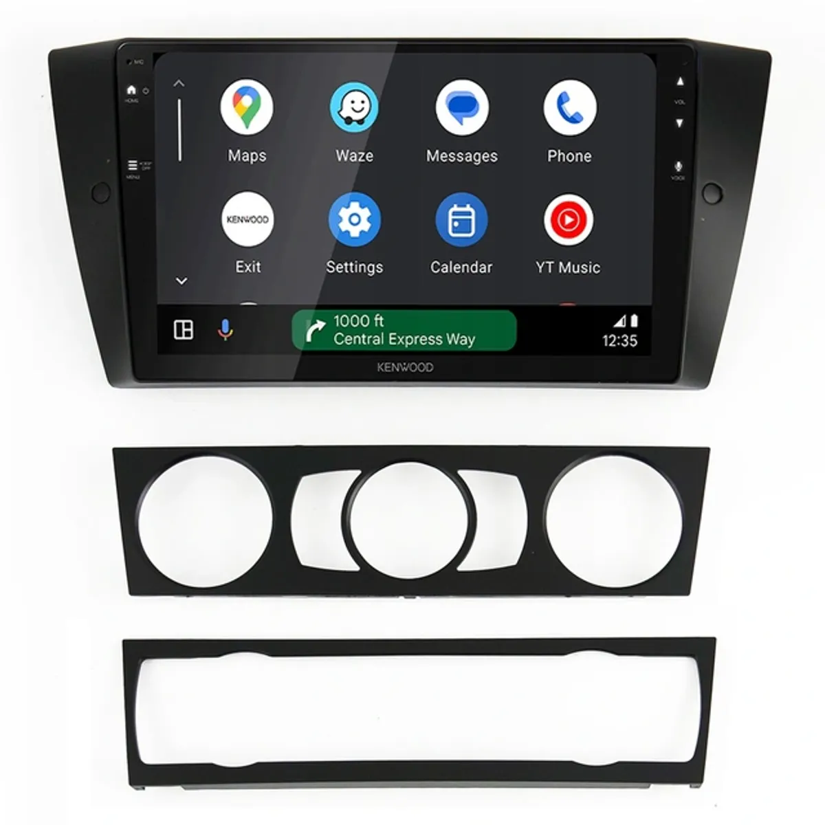 Kenwood PFBM2002 Perfect Fit 9” Multimedia BMW 3-serie (2005–2011)
