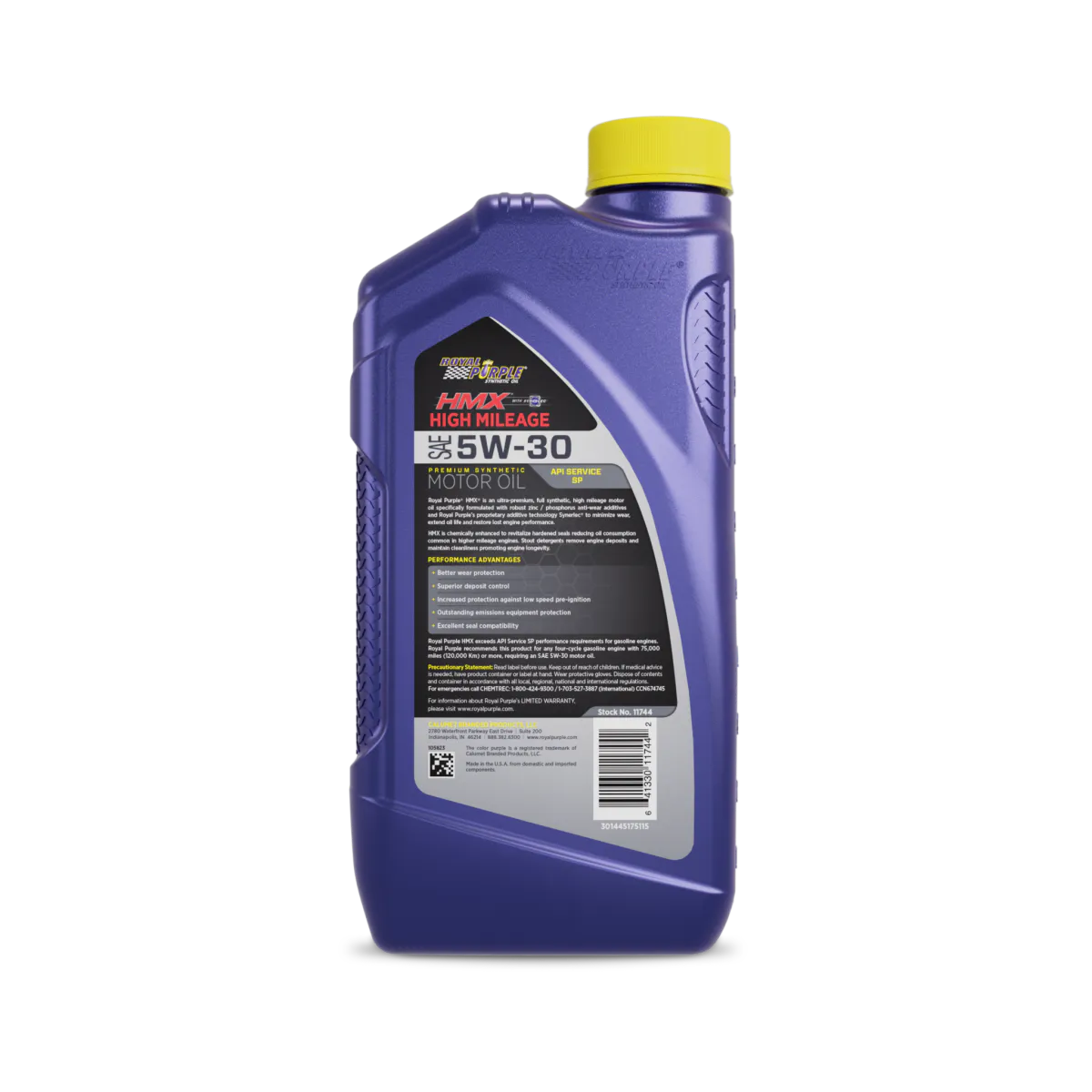 Royal Purple® HMX® 11744 SAE 5W-30 High Milage motorolje 1q