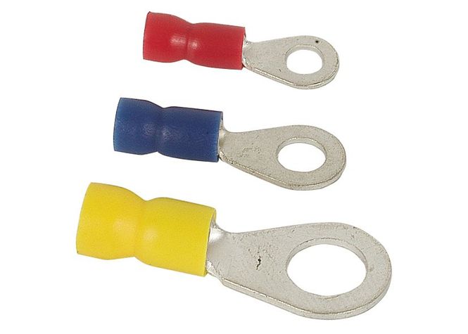 Hovedbilde Isolert kabelsko 8mm Hull Gul (stk)