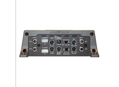 Ampire 4-kanals forsterker 24V 4 x 70Watt @ 4 Ohm