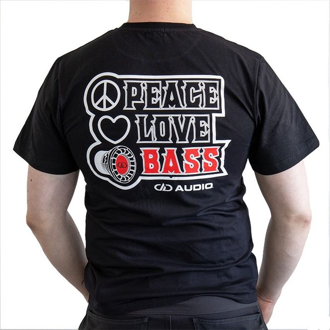 Hovedbilde DD Audio T-shirt XL Love Peace Bass