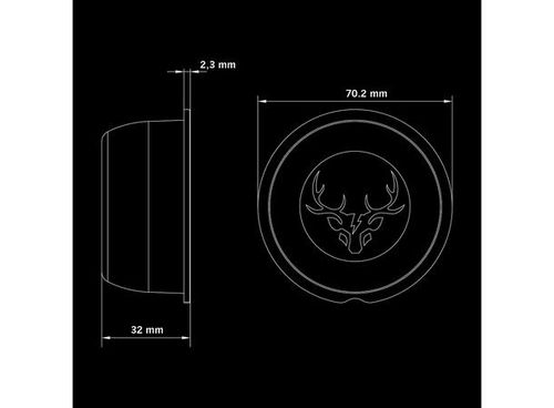 Strands 830429 Posisjonslys Freedom Viking LED rødt 12-24V