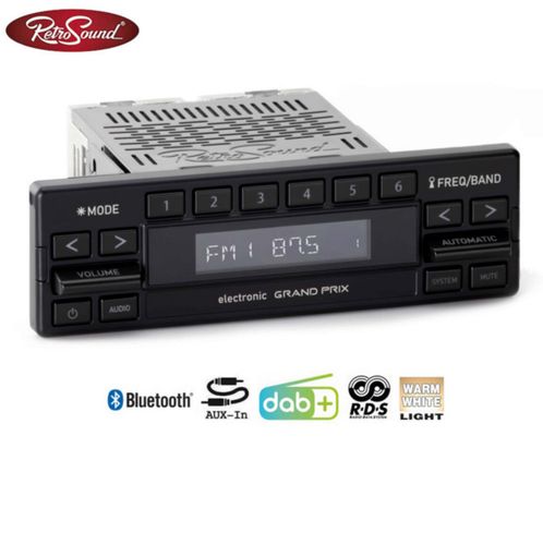 RetroSound GPM1DAB1296 Grand Prix DAB+ radio BT/AUX