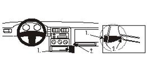 Brodit ProClip 852530 VW Caddy, Seat Cordoba, Ibiza, Inca Vinklet