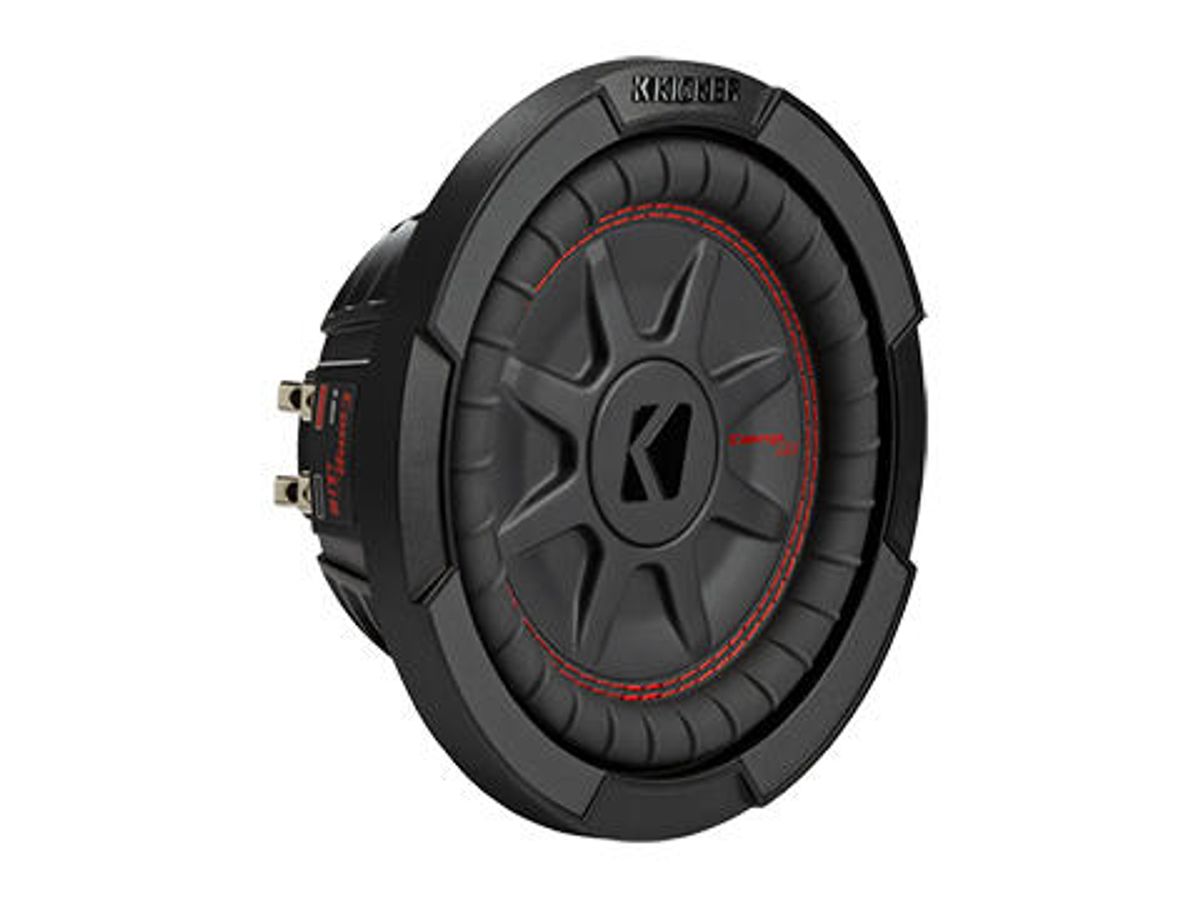 Kicker CompRT 48CWRT82 8” subwoofer 2x2 Ohm 300W RMS
