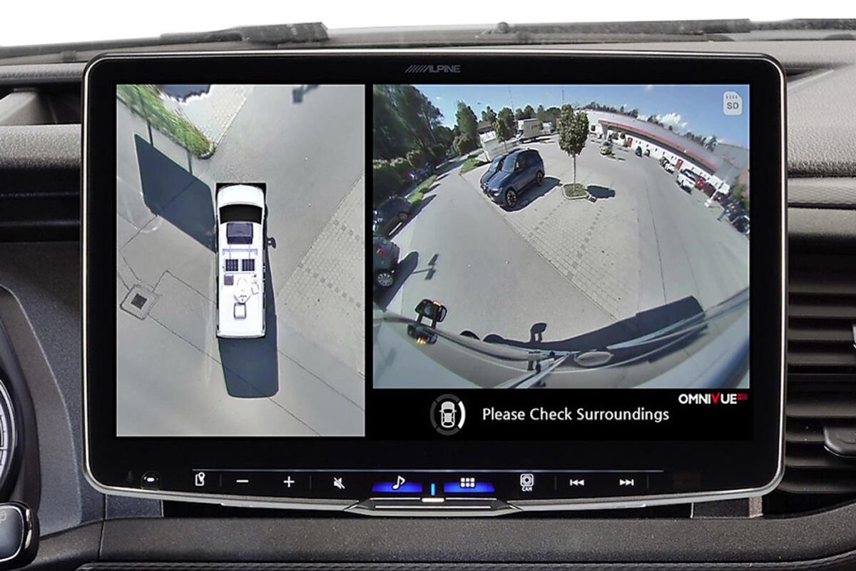 Alpine HCS-T100 360° Kamerasystem med 4 kamera