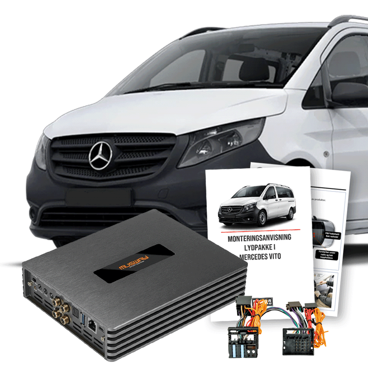 Musway Lydoppgradering MB Vito (W447 Facelift) (2020 -->)