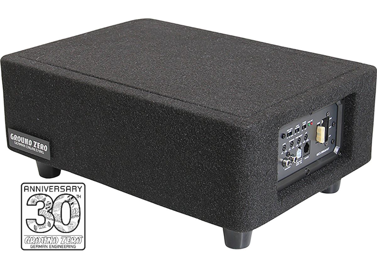 Ground Zero GZCS 20SUB-ACT Aktiv basskasse 8” 250W RMS – Car Specific