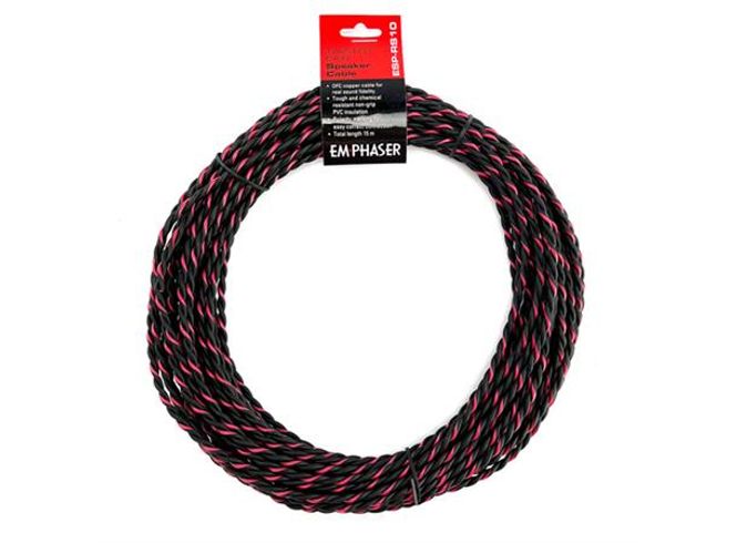 Hovedbilde Emphaser ESP-RS15 Høyttalerkabel 1.5mm2 rød/sort 15m