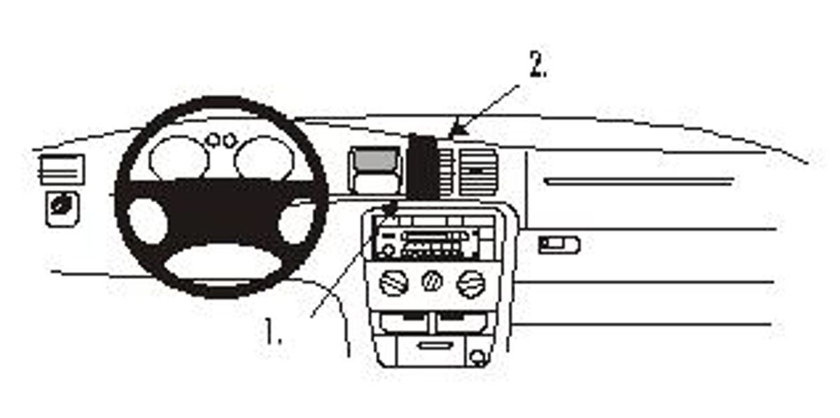 Brodit ProClip 852226 Opel Vectra B 1997-2001 Senter