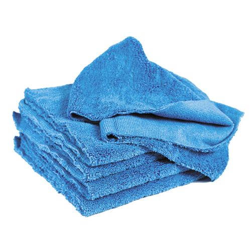 Cartec 3317/20 Fluffy mikrofiber poleringsklut – blå – 40 x 40 cm