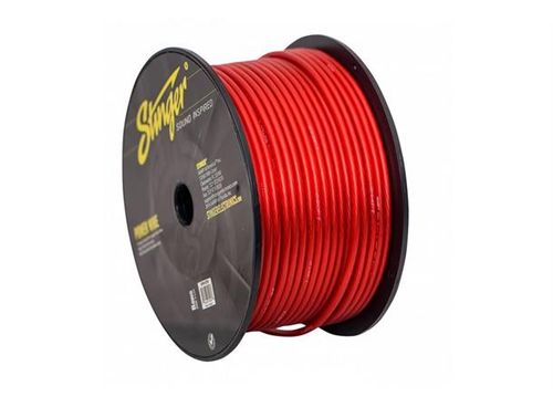 Stinger SPW18TR OFC strømkabel 10mm² Rød (lm)