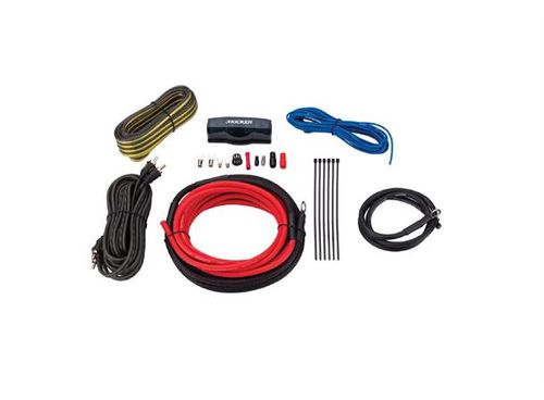 Kicker 47VK8 kabelsett 8ga (10mm2) amp kit m/signalkabel