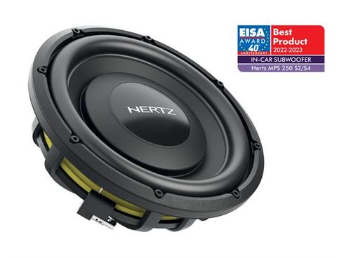 Hertz MPS 250 S4 10″ Mille Pro Shallow Subwoofer 4 Ohm 500W RMS