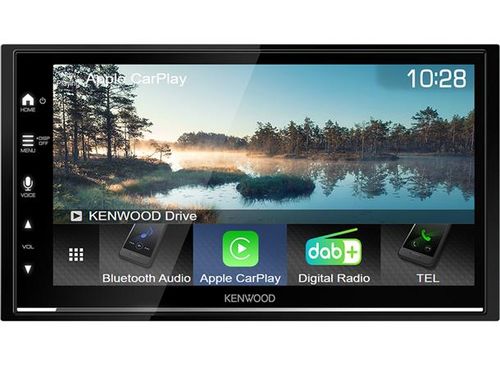 Kenwood DMX-7722DABS 2-DIN Mediaspiller DAB BT CarPlay Android Auto trådløst