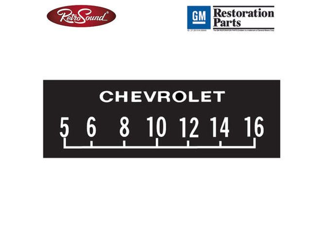 Hovedbilde RetroSound SCP16 Skjembeskytter Chevrolet logo