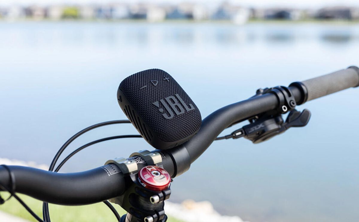 JBL WIND3S bærbar BT høyttaler sort m/sykkelstyre feste