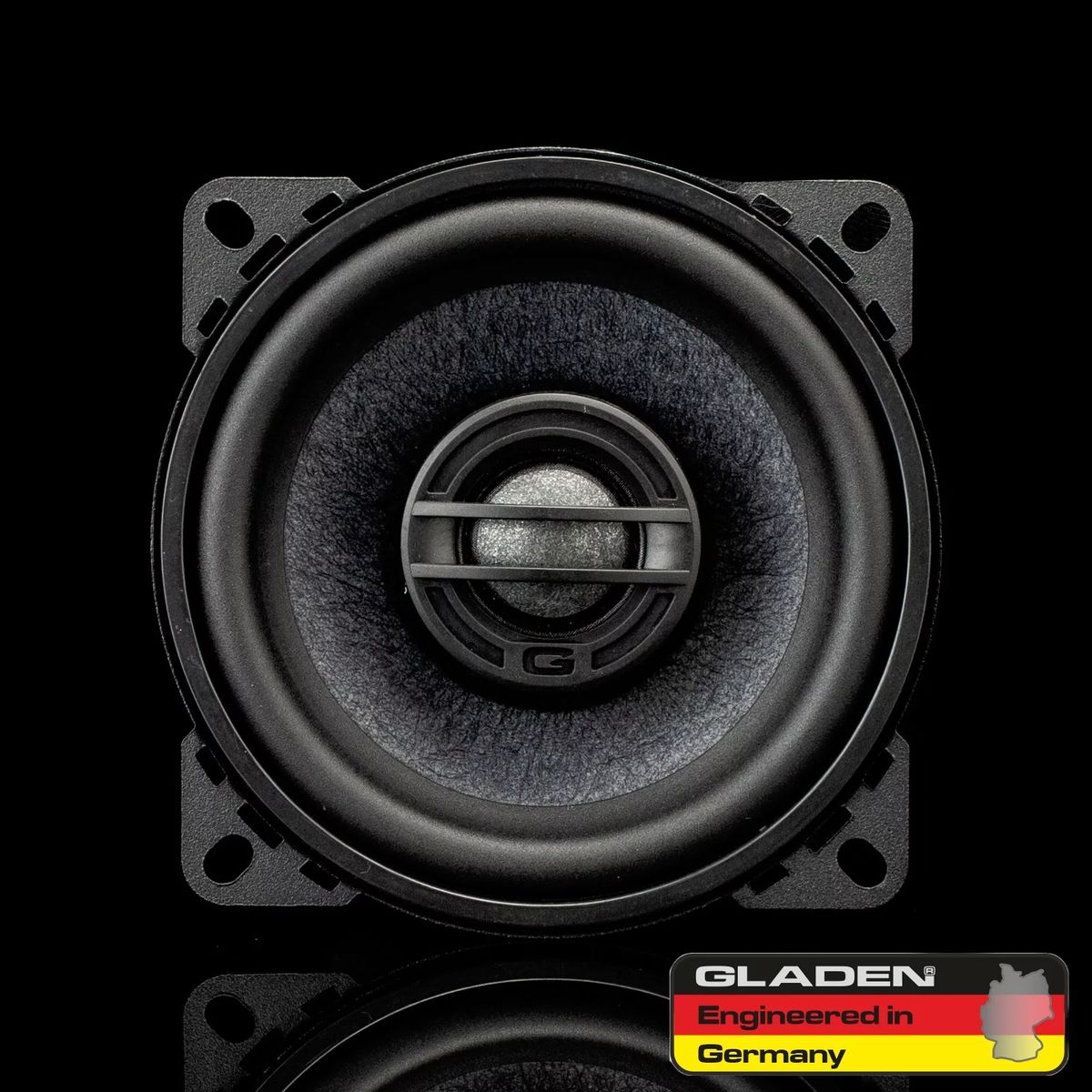 Gladen GAMMA GW100-X 80W RMS 3 Ohm 4” koaksialhøyttalere