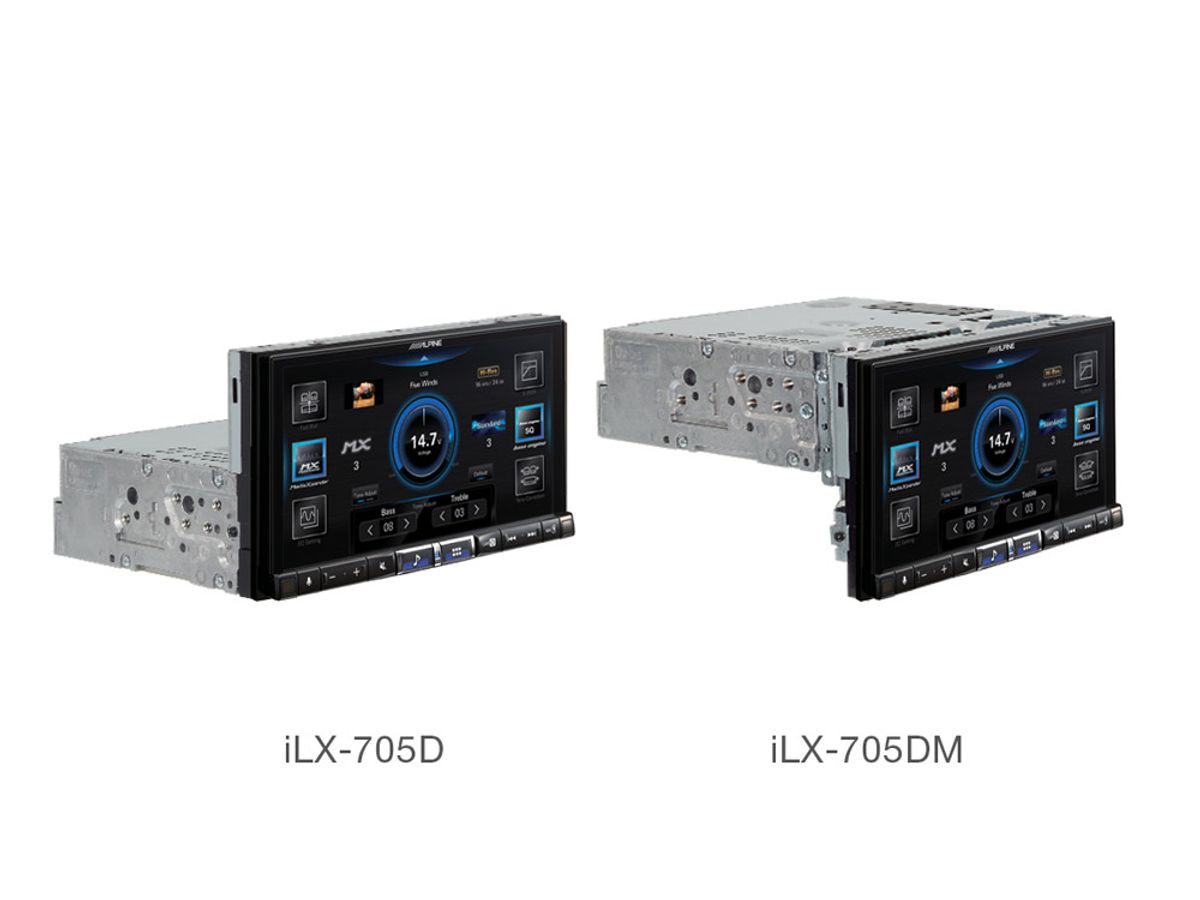 Alpine iLX-705D multimediastasjon 7